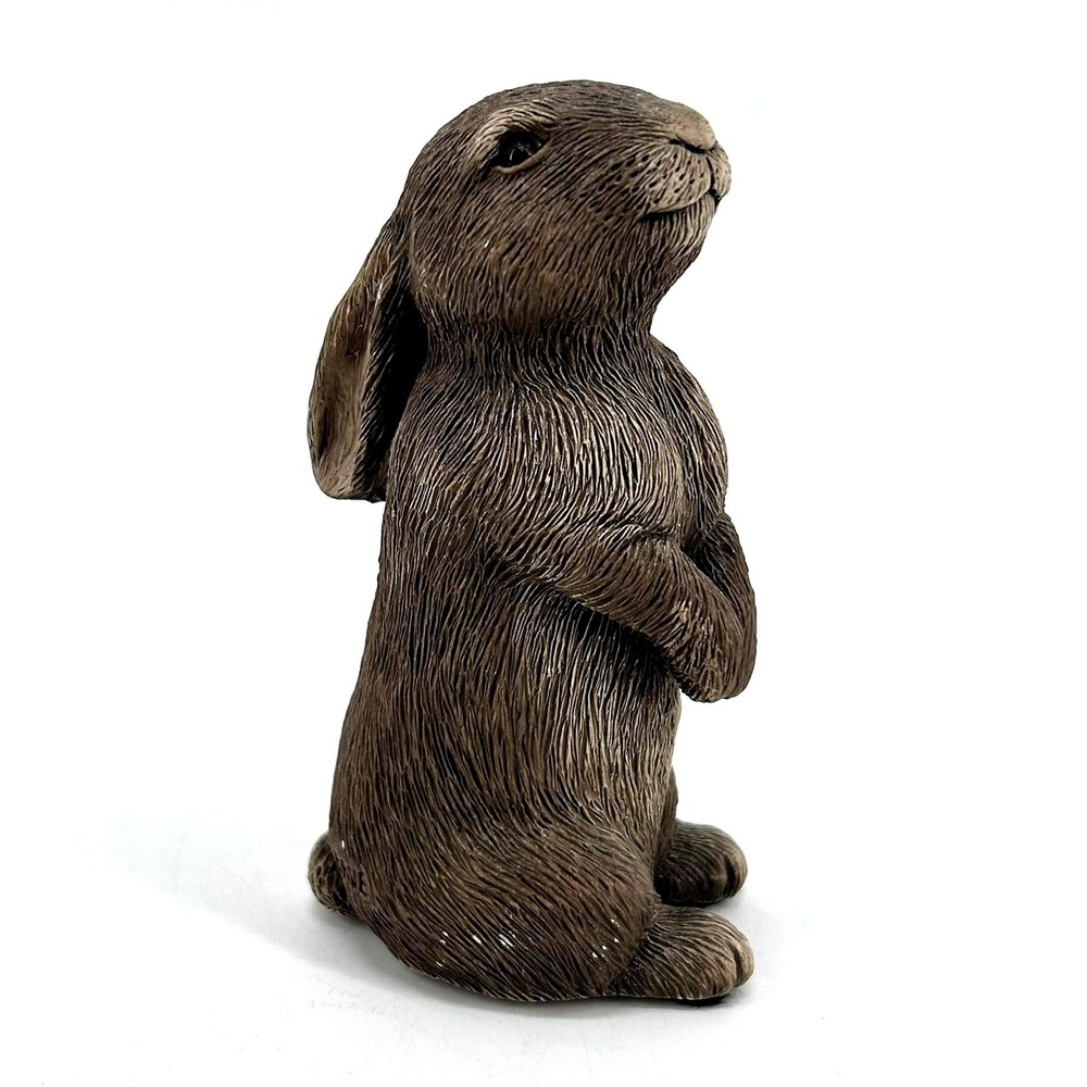 Sandicast Standing Rabbit Figurine Brown Bunny Sculpture 1990 S. Brue